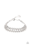 Paparazzi Seize the Sizzle Bracelet White