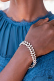 Paparazzi Seize the Sizzle Bracelet White