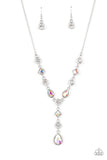 Paparazzi Forget the Crown Necklace Multi (Iridescent)
