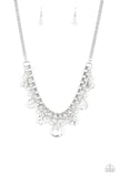 Paparazzi Knockout Queen Necklace White - Glitz By Lisa 