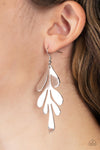 Paparazzi A FROND Farewell Earrings Silver