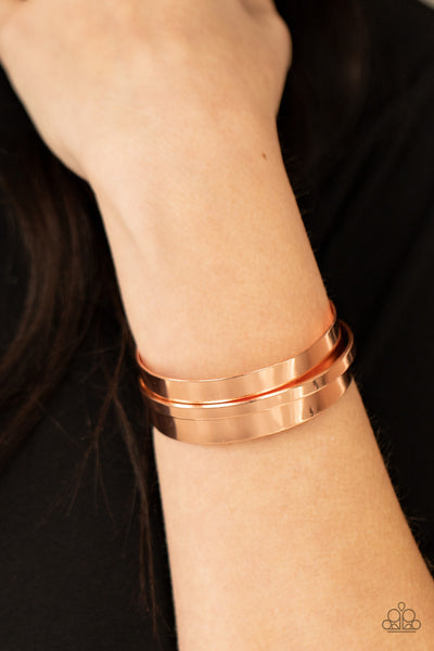 Paparazzi A HAUTE Number Bracelet Copper