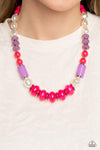 Paparazzi A SHEEN Slate Necklace Pink