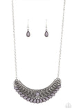 Paparazzi Abundantly Aztec Necklace Silver