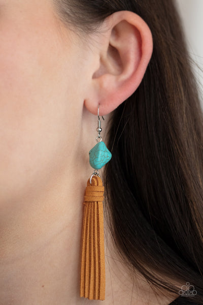 Paparazzi All-Natural Allure Earrings Blue