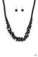 Paparazzi All Dolled UPSCALE Necklace Black & Upcycled Upscale Bracelet Black