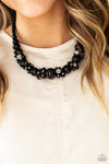 Paparazzi All Dolled UPSCALE Necklace Black