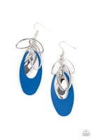 Paparazzi Ambitious Allure Earrings Blue