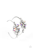 Paparazzi Arctic Attitude Earrings Multi (Iridescent)