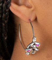 Paparazzi Arctic Attitude Earrings Multi (Iridescent)