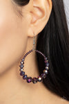 Paparazzi Astral Aesthetic Earrings Purple