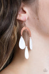 Paparazzi Atlantis Ambience Earrings Copper