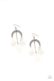 Paparazzi Atlantis Ambience Earrings White