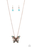 Paparazzi Badlands Butterfly Necklace Copper