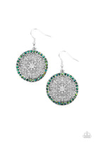 Paparazzi Bollywood Ballroom Earrings Green