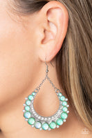 Paparazzi Bubbly Bling Earrings Green