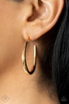 Paparazzi CURVE Your Appetite Earrings Gold