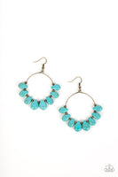 Paparazzi Canyon Quarry Earrings Brass