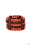 Paparazzi Caribbean Catwalk Bracelet Orange