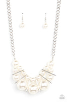 Paparazzi Challenge Accepted Necklace White