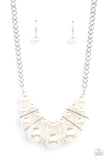 Paparazzi Challenge Accepted Necklace White