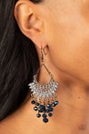 Paparazzi Chromatic Cascade Earrings Blue