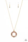 Paparazzi Clique Couture Necklace Gold (Iridescent)