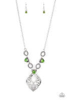 Paparazzi Contemporary Connections Necklace Green