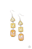 Paparazzi Cosmic Culture Earrings Yellow