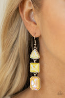 Paparazzi Cosmic Culture Earrings Yellow