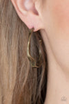 Paparazzi Coveted Curves Earrings Brass