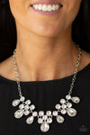 Paparazzi Debutante Drama Necklace White