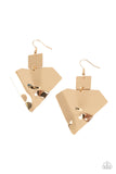 Paparazzi Deceivingly Deco Earrings Gold