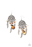 Paparazzi Desert Plains Earrings White