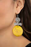 Paparazzi Diva Of My Domain Earrings Yellow