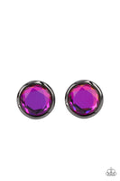 Paparazzi Double-Take Twinkle Earrings Multi (Oil Spill)