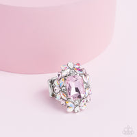 Paparazzi Dynamic Diadem Ring Pink (Iridescent)