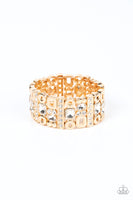 Paparazzi Dynamically Diverse Bracelet Gold