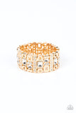 Paparazzi Dynamically Diverse Bracelet Gold