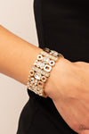 Paparazzi Dynamically Diverse Bracelet Gold