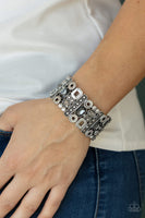 Paparazzi Dynamically Diverse Bracelet Silver