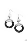 Paparazzi ENTRADA at Your Own Risk Earrings Black