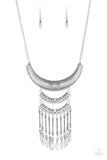 Paparazzi Eastern Empress Necklace Silver