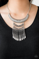 Paparazzi Eastern Empress Necklace Silver