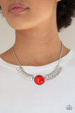 Paparazzi Egyptian Spell Necklace Orange