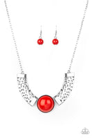 Paparazzi Egyptian Spell Necklace Red