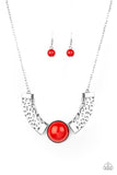 Paparazzi Egyptian Spell Necklace Red