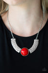 Paparazzi Egyptian Spell Necklace Red