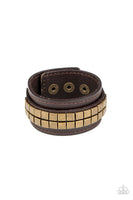 Paparazzi Engine Room Urban Bracelet Brown