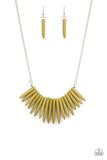 Paparazzi Exotic Edge Necklace Green